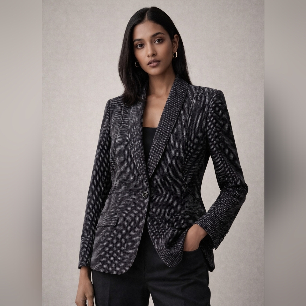 Karl Lagerfeld NWOTs Zipper Blazer.